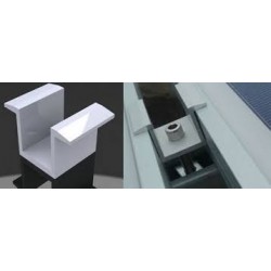 Alüminyum Güneş Paneli Orta Kelepçe Takımı 