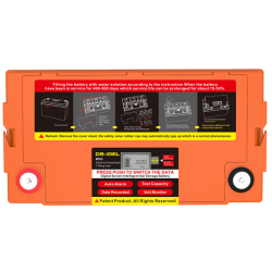 Outdo Solar Jel Aku 100Ah 12V - Dijital Ekranlı