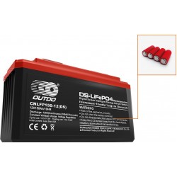 Outdo LiFePO4 Lityum Akü 100 Ah 12.8V - Dijital Ekranlı -1600