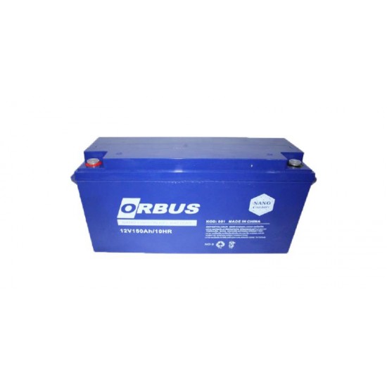 Jel Akü 12V 150Ah Orbus