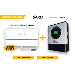 Off-Grid Hibrit Paket 8kW + kWh