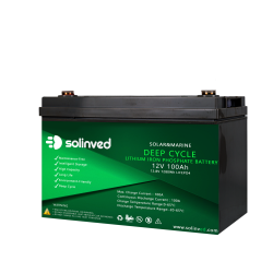 SOLİNVED 12V 100AH LİTYUM AKÜ